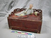 泥塑人像模型－抽鴨片及水煙夫婦藏品圖，第1張